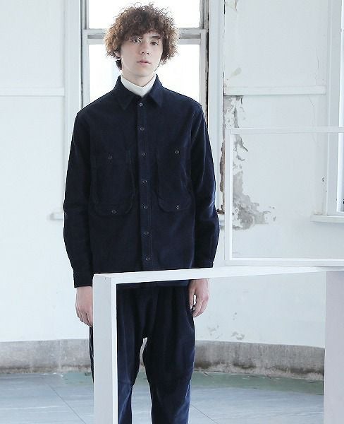 HENRIK VIBSKOV.SHIRT[BLUE CORD]_