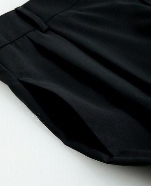 STUDIONICHOLSON.ITALIAN WOOL MENS DOUBLE PLEAT TAPERED PANT[SN-405D/DARK NAVY]