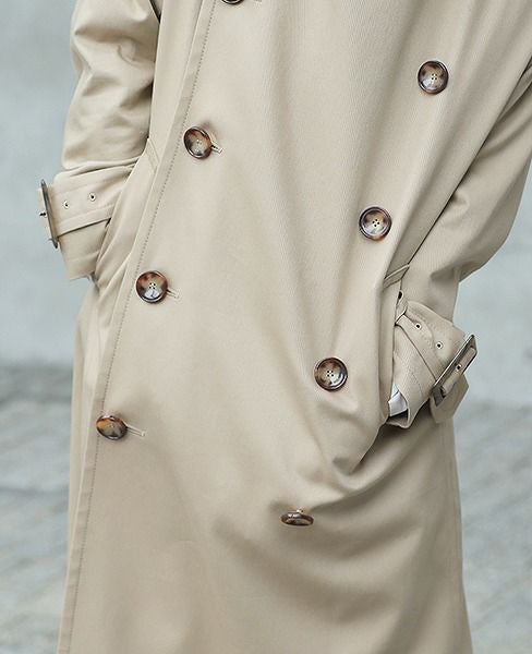 SWANLAKE ビッグトレンチコート[CO-1101/BEIGE]