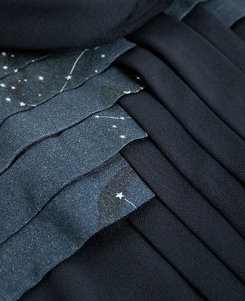 JUN OKAMOTO.星屑の中で出会ったブラウス[CH-33101/NAVY STAR]