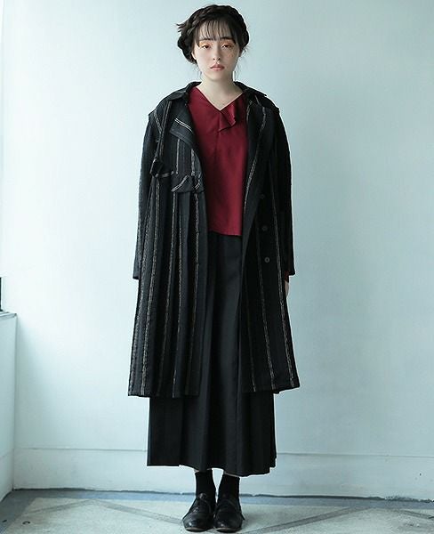 JUN OKAMOTO ブロンズのヴィーナス像みたいなワンピース[RO-33199/BLACK]