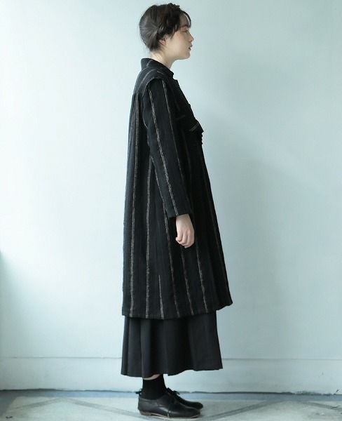 JUN OKAMOTO ブロンズのヴィーナス像みたいなワンピース[RO-33199/BLACK]