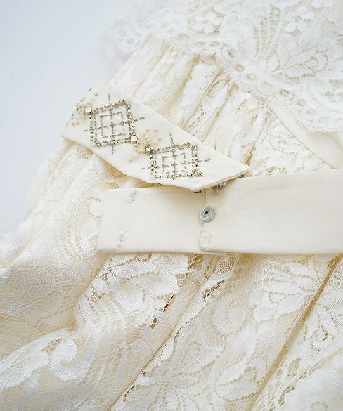 Palm wedding order made.hoshi 総レースドレス