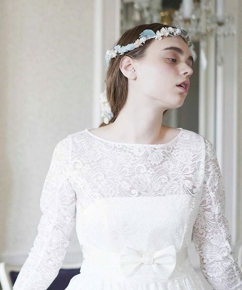 Palm wedding.hoshi オーガニックコットン草木染め葉っぱ花冠