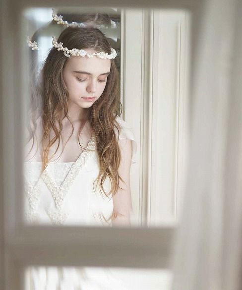 Palm wedding.hoshi シルクシフォン実冠