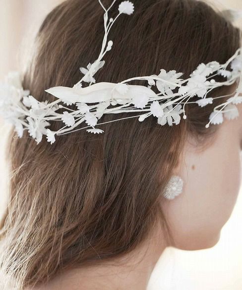 Palm wedding hoshi すずらん白花冠