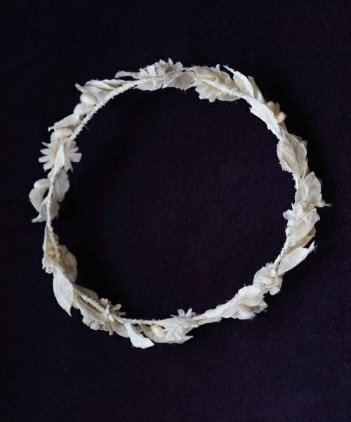 Palm wedding.hoshi 葉っぱをモチーフとした花冠
