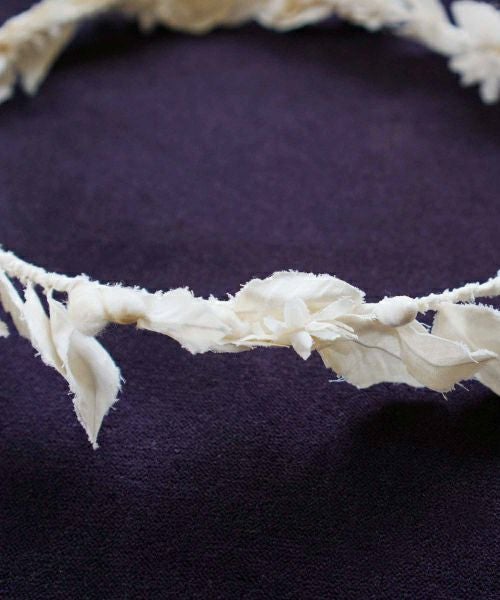 Palm wedding.hoshi 葉っぱをモチーフとした花冠