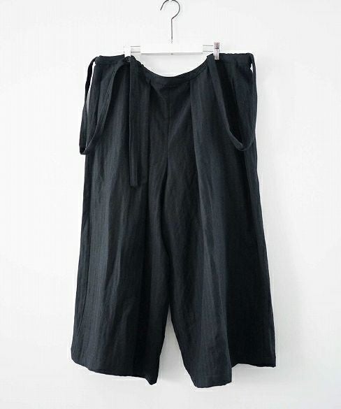 Mochi.モチ.suspenders wide pants [18AW-PT01]