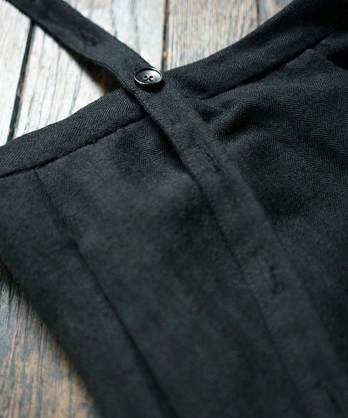Mochi.モチ.suspenders wide pants [18AW-PT01]