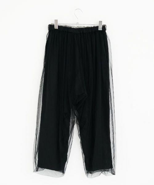 MIYAO ミヤオ　tulle pants　チュールパンツ MIYAO ミヤオ tulle pants [MQ-P-06/黒×黒]