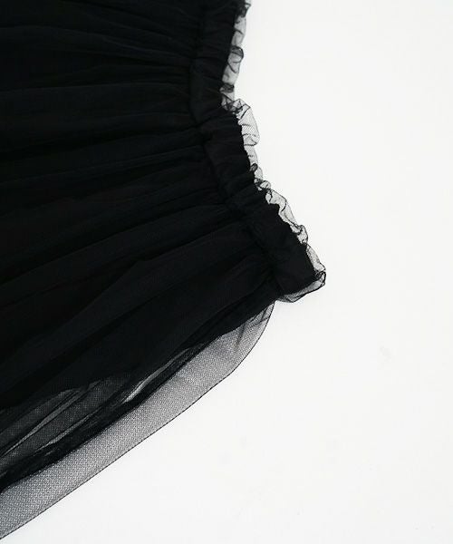 MIYAO ミヤオtulle pants [MQ-P-06/黒×黒]通販 店舗 公式