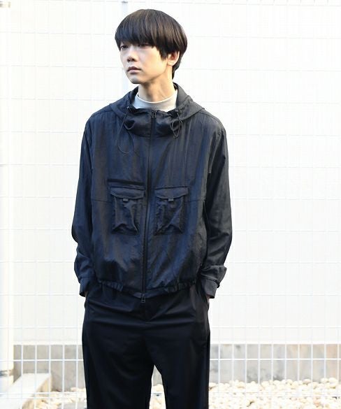 た*た様 HATRA｜23AW エンベロープフーディー(1) hatra HOODIE[BLACK]_