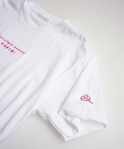rinrinka.unclear scent logo T-shirt[i-RRK19SS-T/White×Pink]