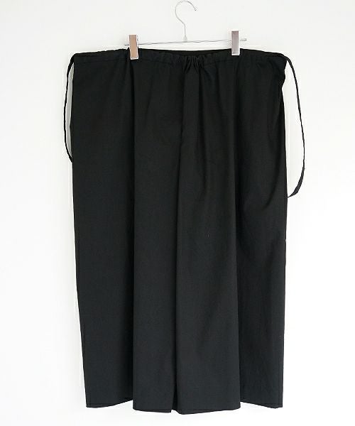 Mochi.モチ.black wide suspenders pants [19SS-P01]