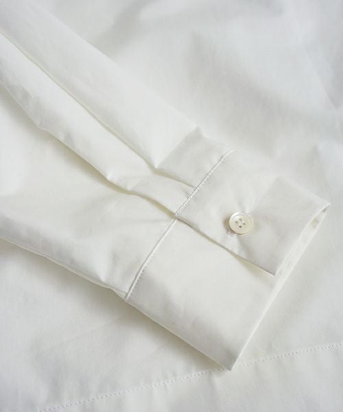 Mochi.モチ.petit high necked shirt [19SS-BL01/white]