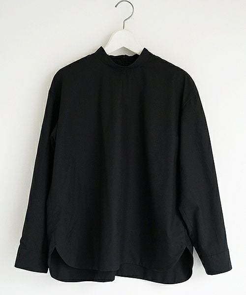 Mochi.モチ.petit high necked shirt [19SS-BL01/black]