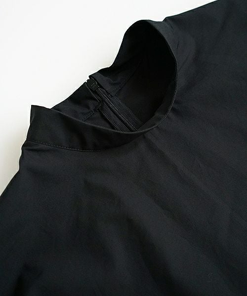 Mochi.モチ.petit high necked shirt [19SS-BL01/black]