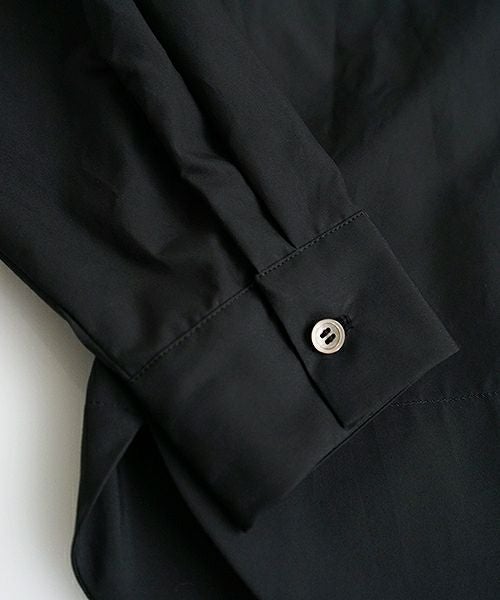 Mochi.モチ.petit high necked shirt [19SS-BL01/black]