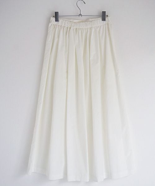 Mochi.モチ.tuck long skirt [19SS-SK01/white]
