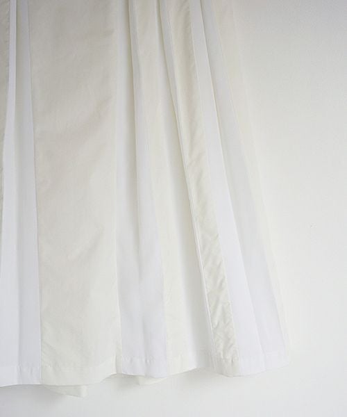 Mochi.モチ.tuck long skirt [19SS-SK01/white]
