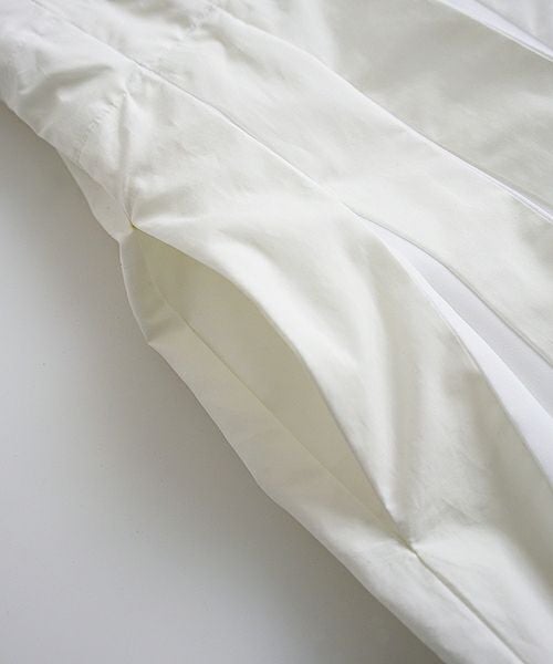 Mochi.モチ.tuck long skirt [19SS-SK01/white]