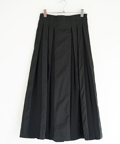 Mochi.モチ.tuck long skirt [19SS-SK01/black]