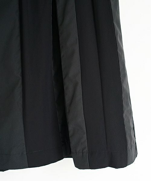 Mochi.モチ.tuck long skirt [19SS-SK01/black]