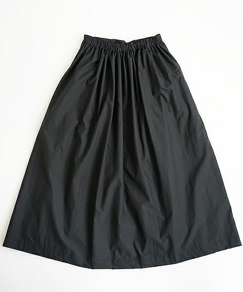 Mochi.モチ.tuck long skirt [19SS-SK01/black]
