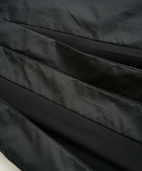 Mochi.モチ.tuck long skirt [19SS-SK01/black]