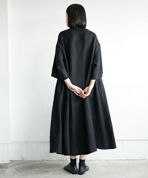 Mochi.モチ.black flare dress [19SS-OP01]
