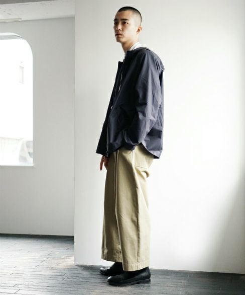 STUDIONICHOLSON.HOODED CROP JACKET[SNM-016/DARK NAVY]