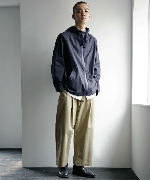 STUDIONICHOLSON.HOODED CROP JACKET[SNM-016/DARK NAVY]