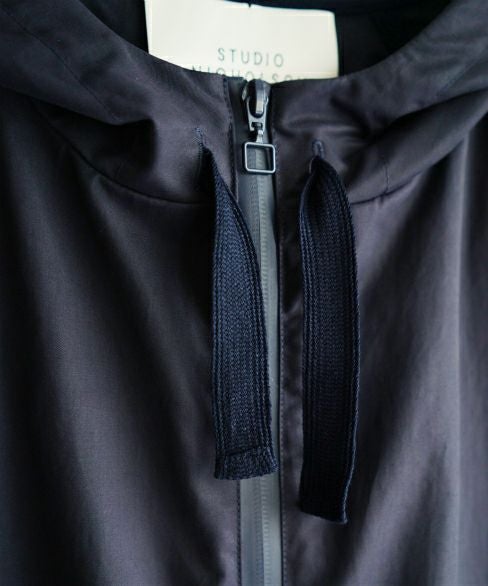 STUDIONICHOLSON.HOODED CROP JACKET[SNM-016/DARK NAVY]