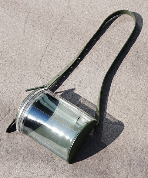 building block ビルディングブロック scrunch pouch Building Block ビルディングブロック BELTPACK IN CLEAR PVC[05/A