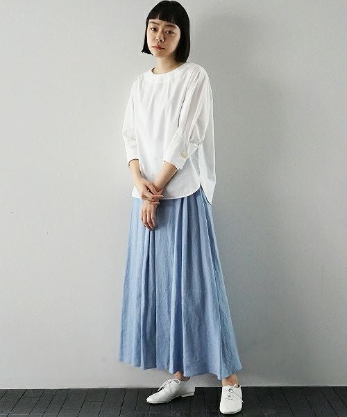 SI-HIRAI.LINEN LONG SK[CHSS19-3909B]