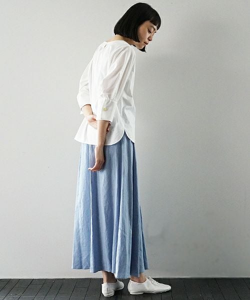 SI-HIRAI.LINEN LONG SK[CHSS19-3909B]