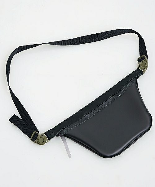 macromauro マクロマウロ.plane bag small PVC[black]_