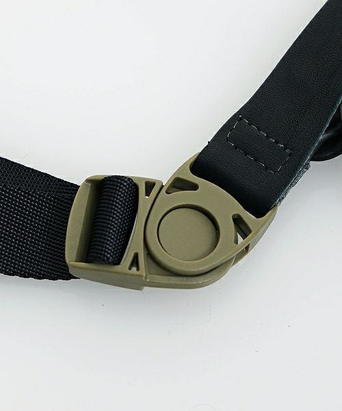 macromauro マクロマウロ.plane bag small PVC[black]_