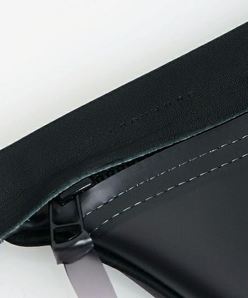 macromauro マクロマウロ.plane bag small PVC[black]_