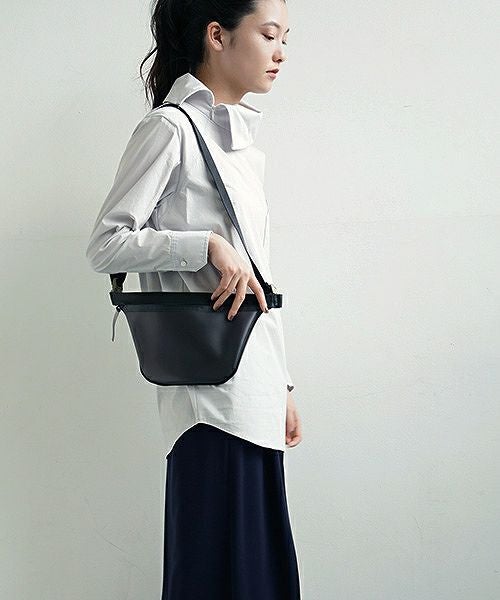 macromauro マクロマウロ.plane bag small PVC[black]_