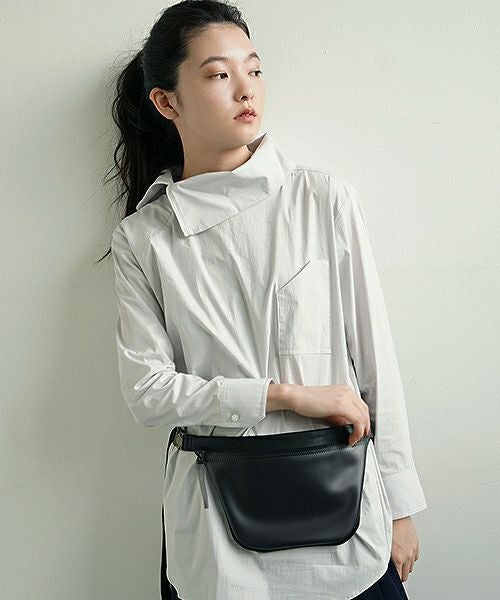 macromauro マクロマウロ.plane bag small PVC[black]_