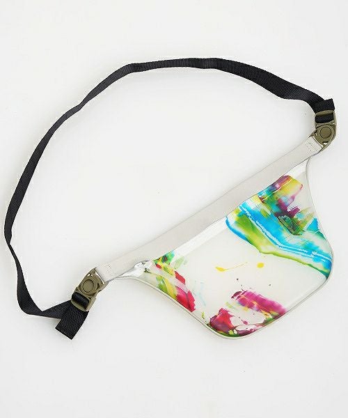 macromauro マクロマウロ.plane bag paint small PVC[white]_