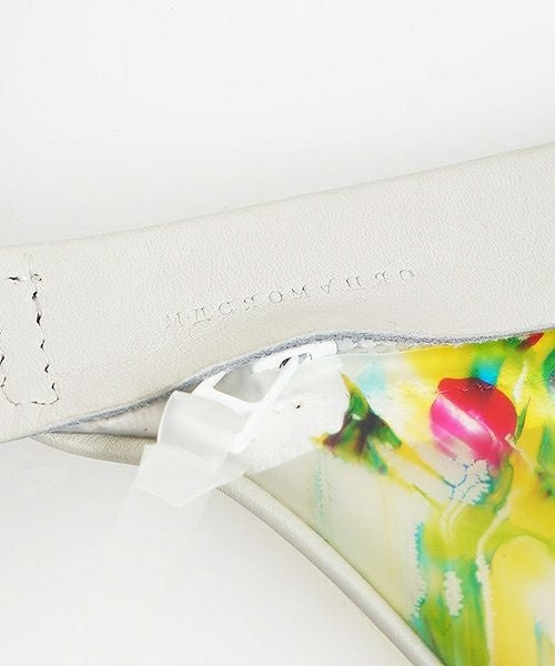 macromauro マクロマウロ.plane bag paint small PVC[white]_