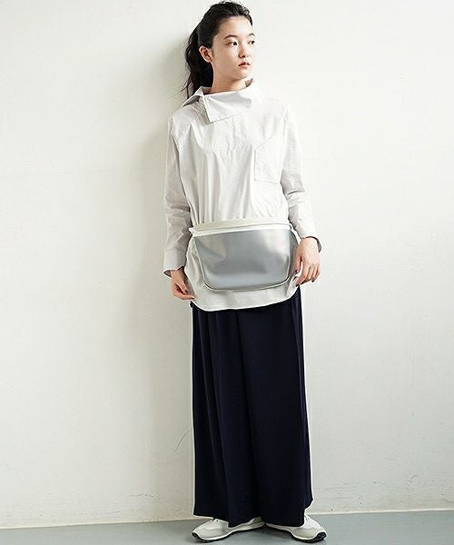 macromauro マクロマウロ.plane bag large PVC[white]_