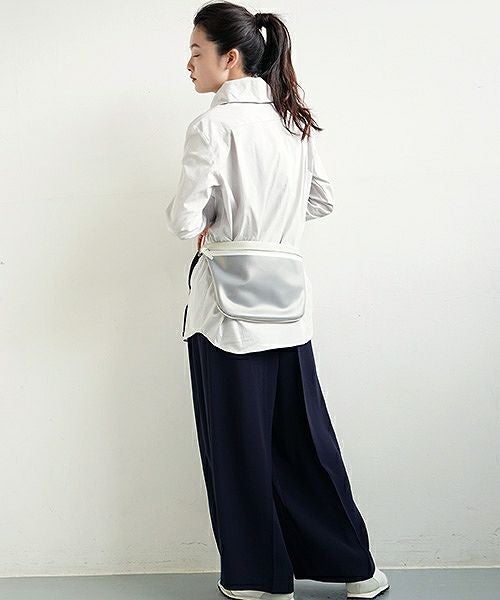 macromauro マクロマウロ.plane bag large PVC[white]_