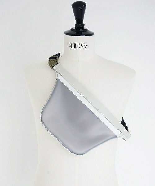 macromauro マクロマウロ.plane bag small PVC[white]_