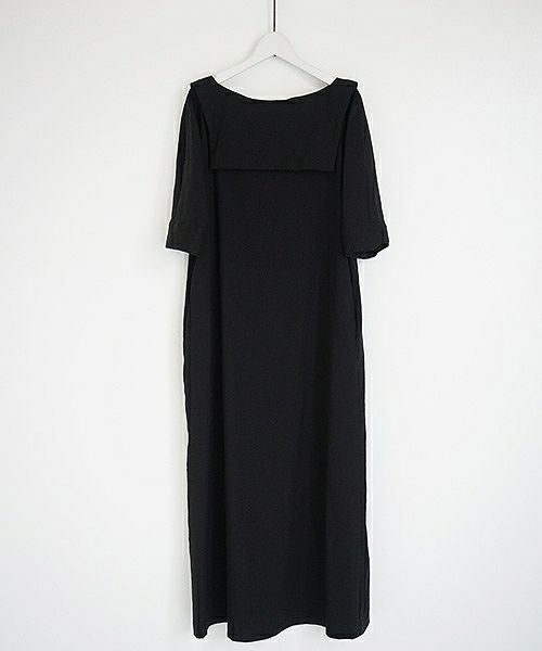 Mochi.モチ.linen dress [915-op02/black]