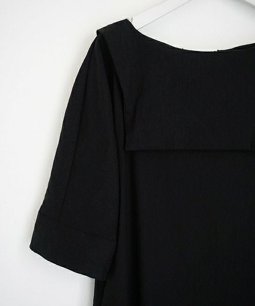 Mochi.モチ.linen dress [915-op02/black]