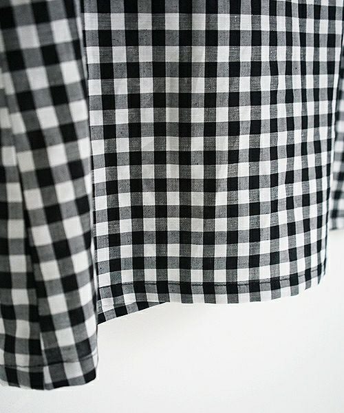 Mochi.モチ.gingham check blouse [915-bl02]